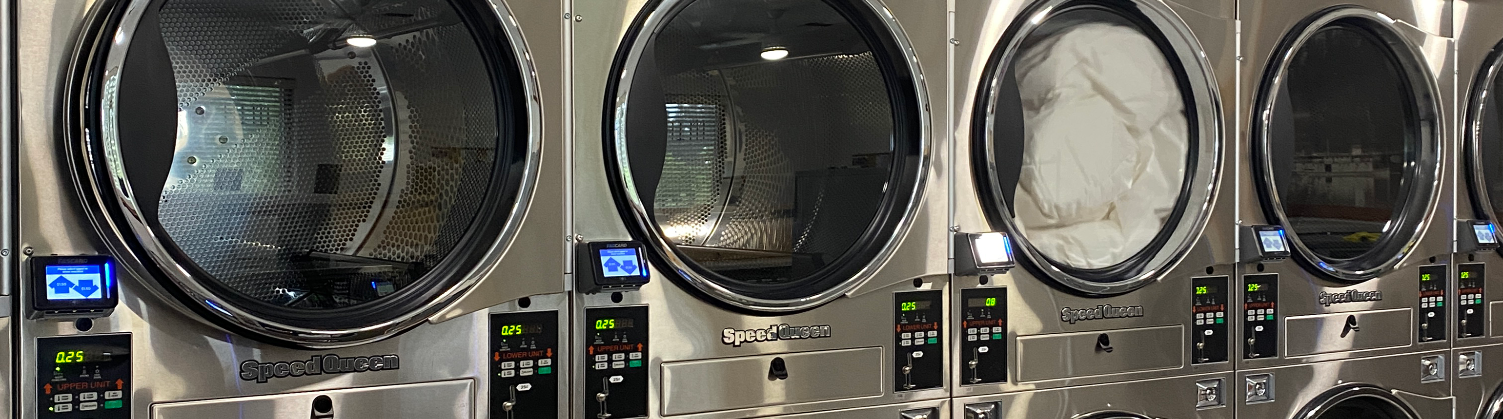 New Speed Queen Jumbo washers at La Pine Laundromat